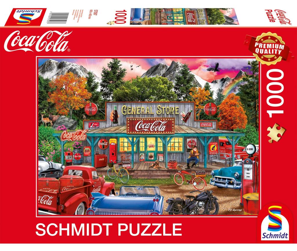 Puzzle - SCHMIDT SPIELE - Coca-Cola Store - 1000 pieces - Immagine del prodotto 