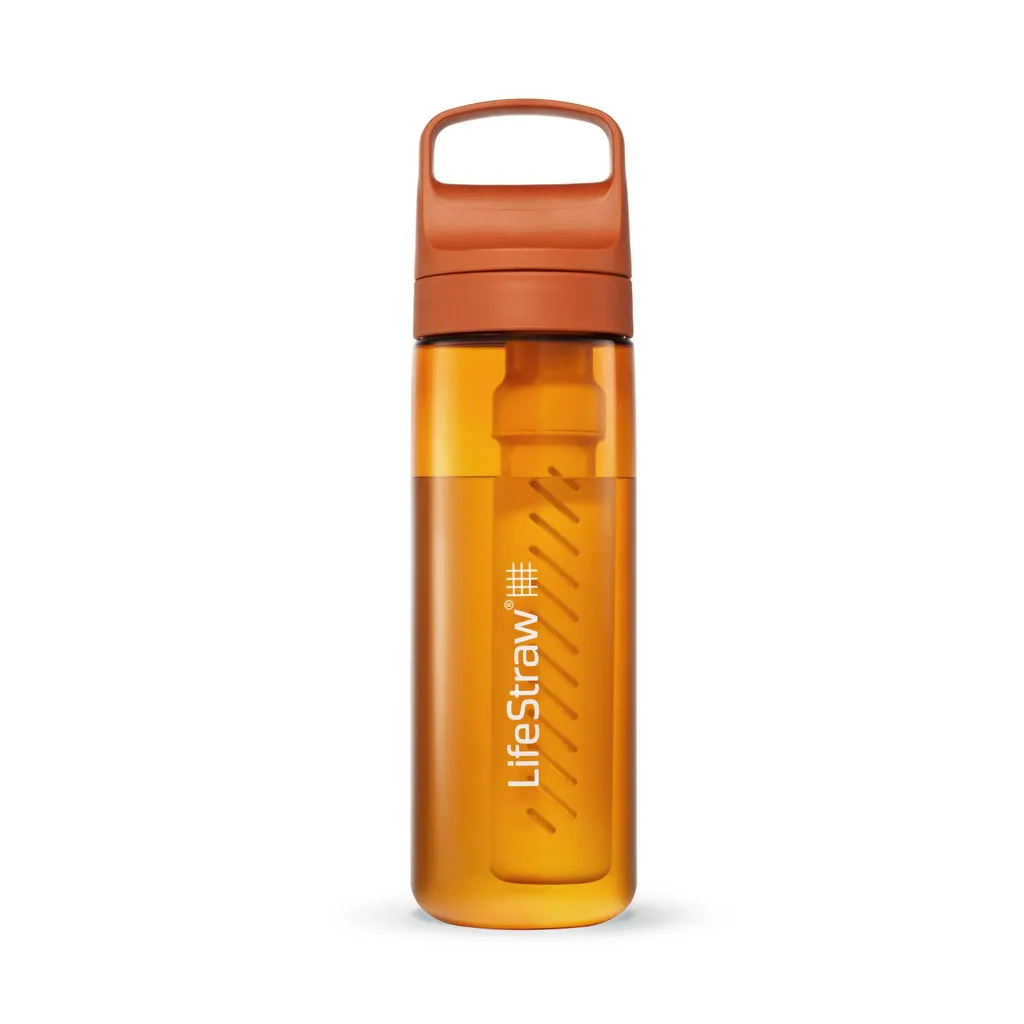 LifeStraw Go 2.0 Kyoto Orange: Borraccia Filtrante 650ml per Trekking
