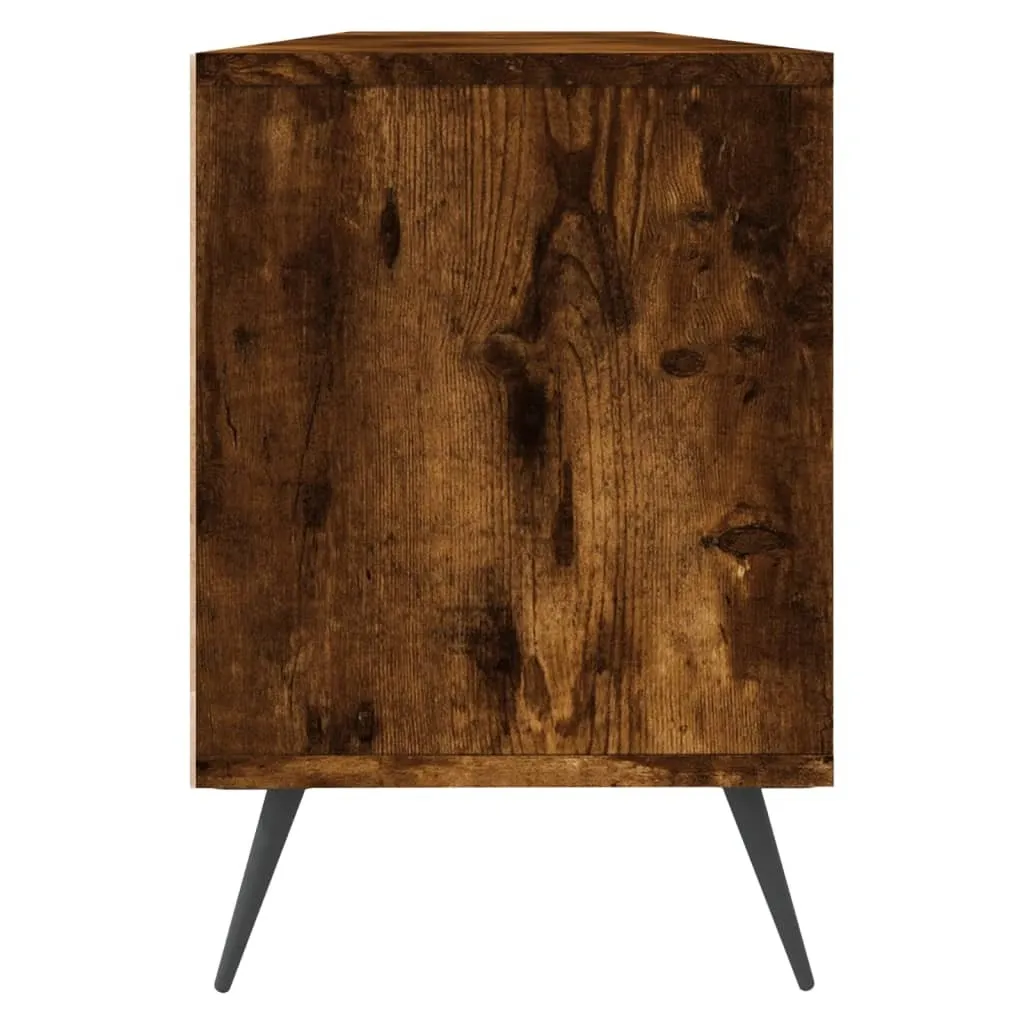 Mobile Porta TV Rovere Fumé 150cm - Mobiletto Design Soggiorno Legno - 7