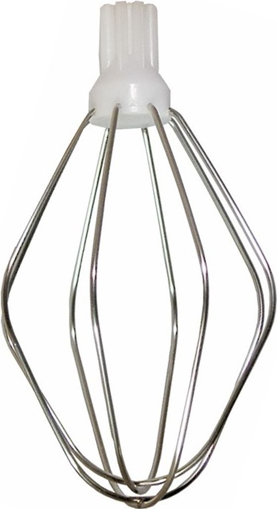 easyPART passend für 00075151 BOSCH Rührbesen Schneebesen Quirl für Küchenmaschinen Siemens 075151 mit 4 Drähten weißem Kunststoffzahnrad fü...