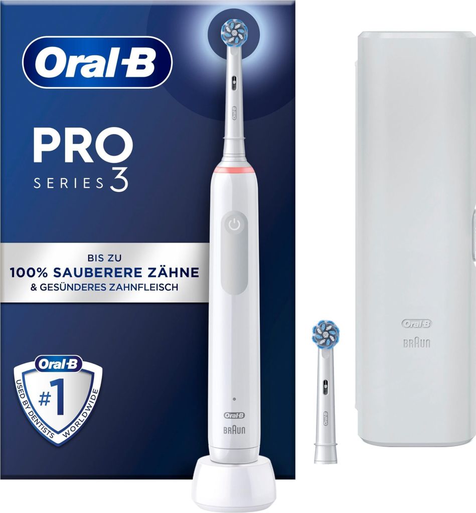 Oral-B Pro 3 3500, Erwachsener, Rotierende Zahnbürste, Produktbild 