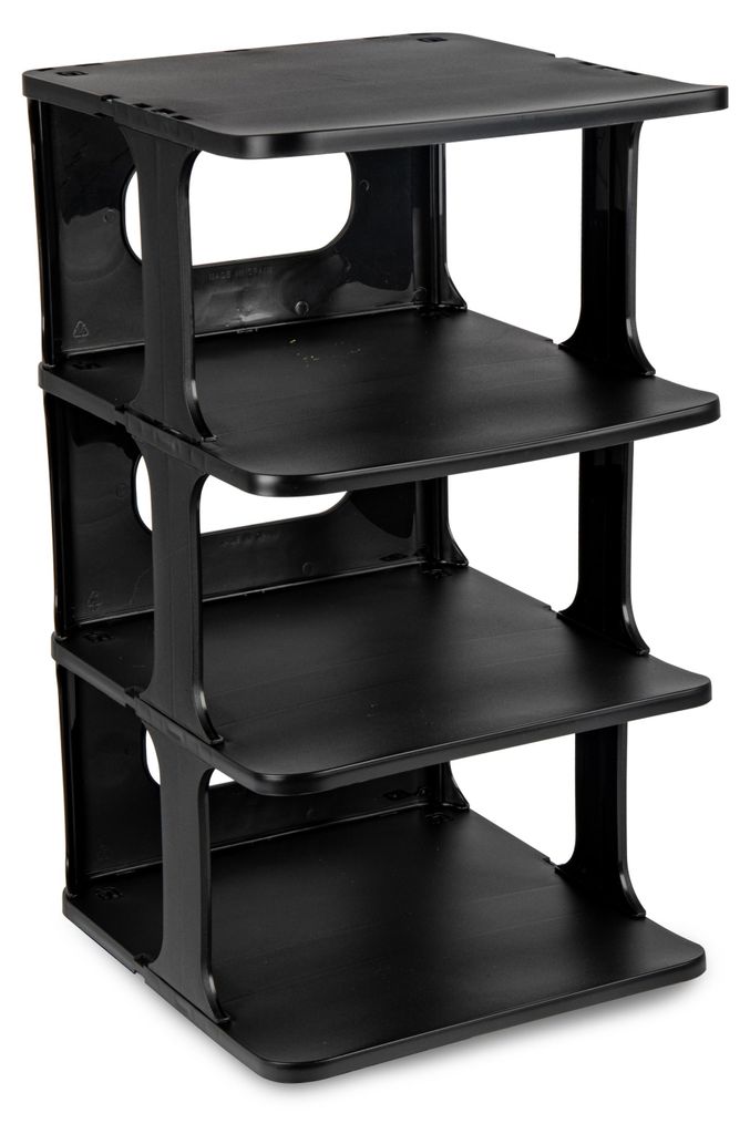 Plasticforte Schuhregal - stapelbar - schwarz - 26 x 25 x Produktbild 
