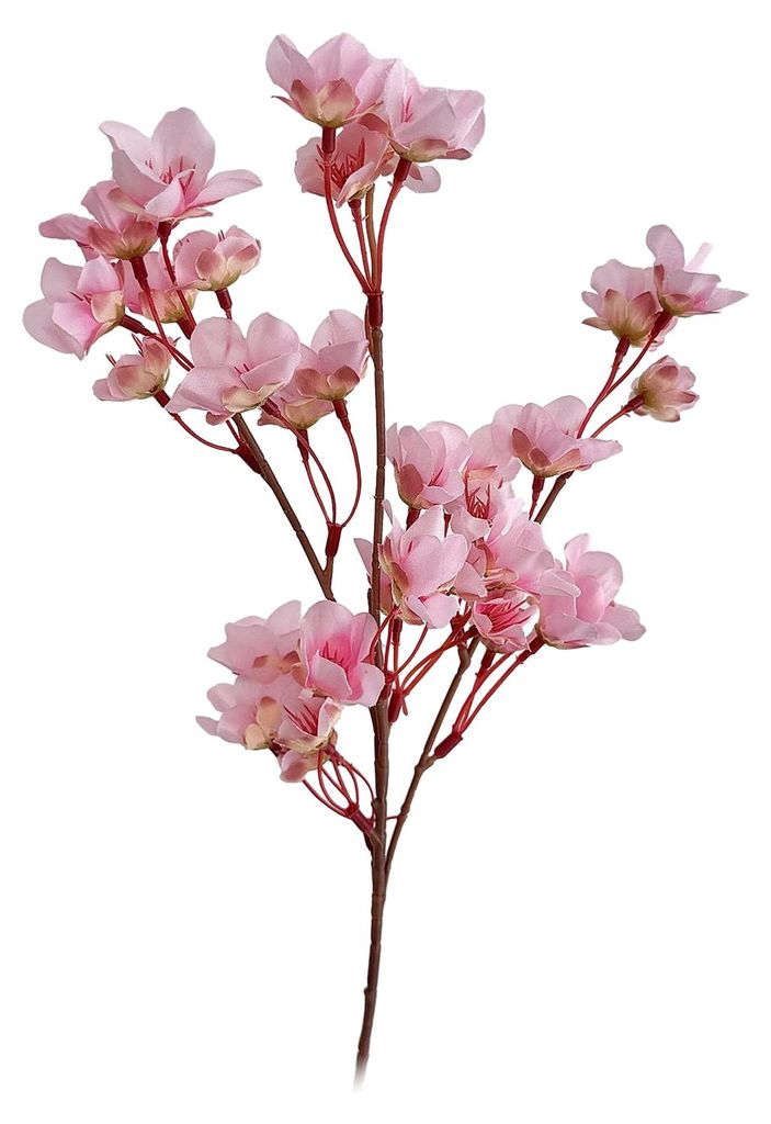 Künstliche Pfirsichblüte, realistische Kunstseidenblume, Stiel, Tischdekoration für Zuhause, Büro, Hochzeit, Party