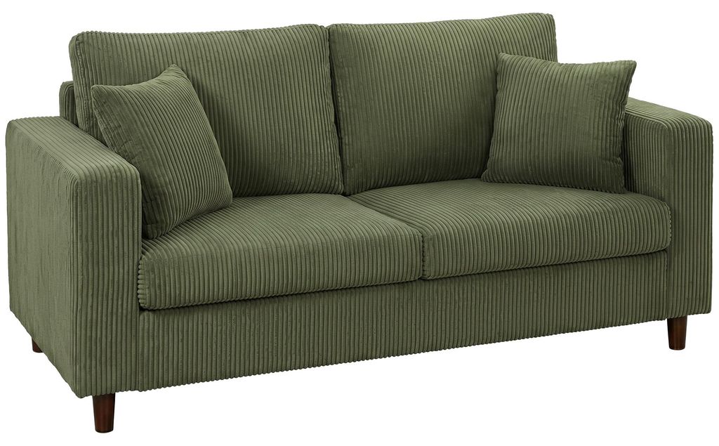 HOMCOM 2-Sitzer-Sofa, 170 cm, bequemes Cordsofa mit breiter Produktbild 