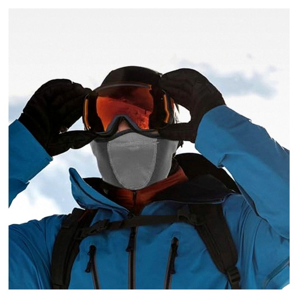 Winter Halstuch für Herren mit Fleecegefüttertem Nackenschutz, Winddichter Sturmhaube und Ohrwärmer für Wintersport und Outdooraktivitäten