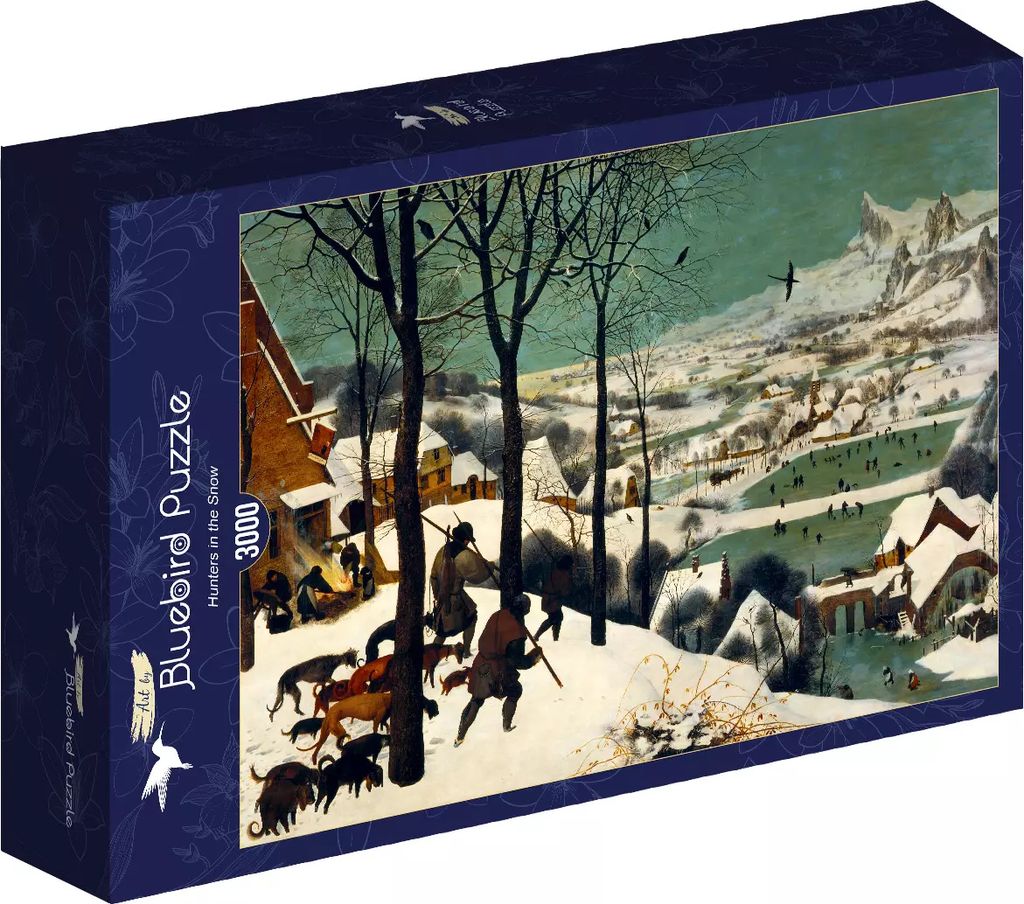 Puzzle 3000 elementów. Myśliwi na śniegu, Piotr Brueghel Zdjęcie produktu 