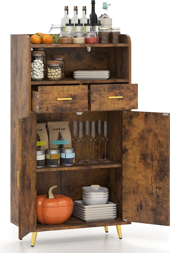 Meuble Multi-usages Compact pour Optimiser le Rangement de votre Cuisine