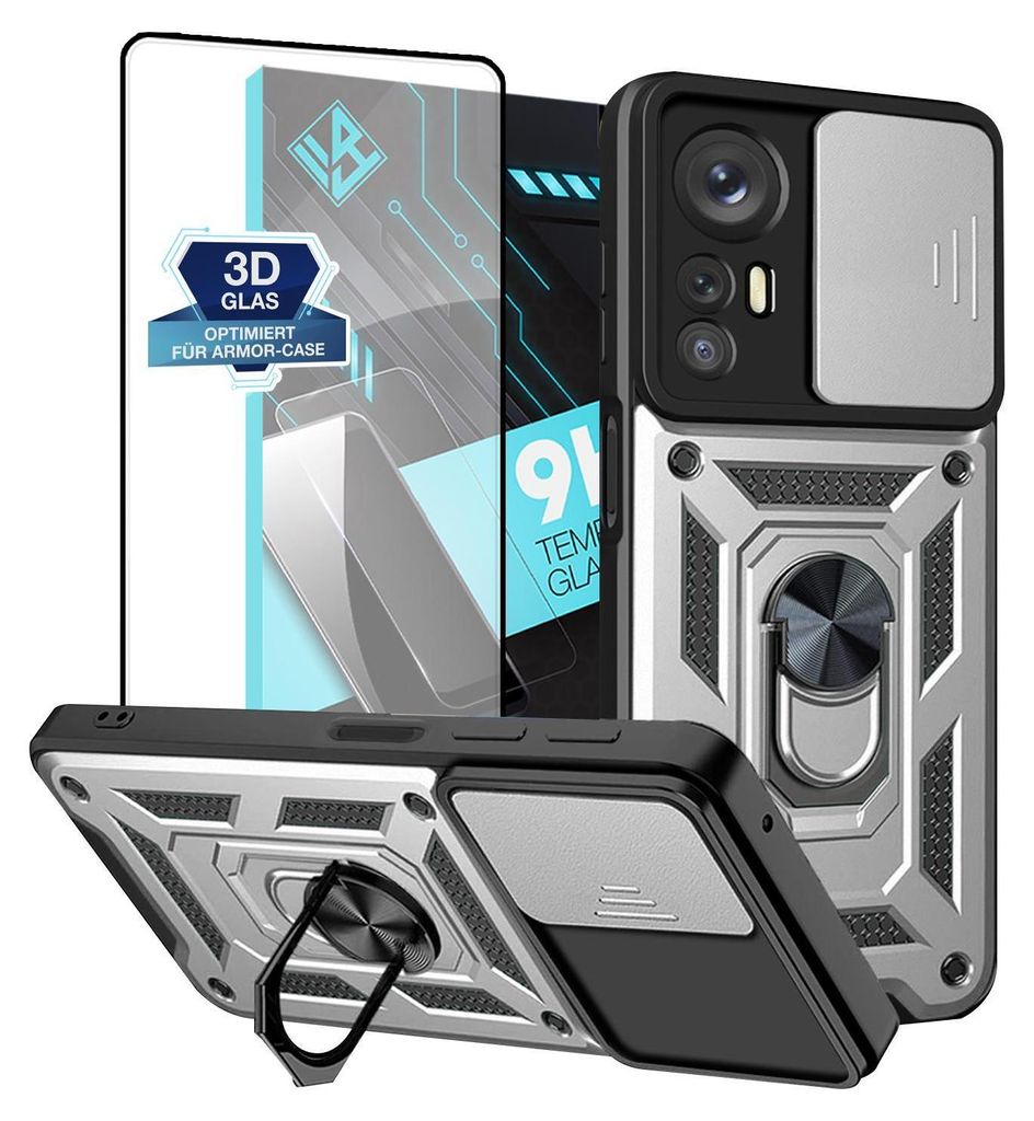 Armor Handyhülle für Xiaomi 12 / 12X mit 9H Displayglas Produktbild 