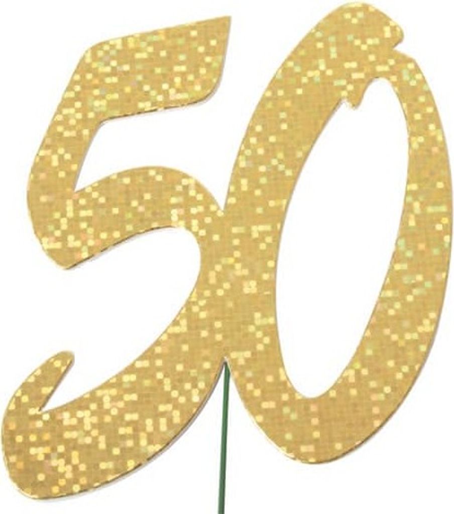 PaperStyle 2513950 Jubiläumszahl 50 gold