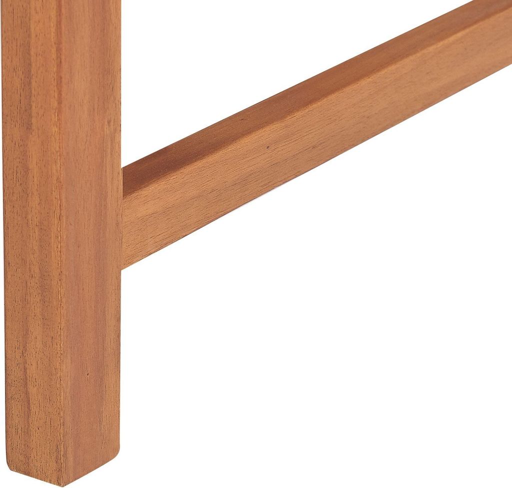 BELIANI Gartenbank Hellbraun Akazienholz rechteckig 110 cm Produktbild 4