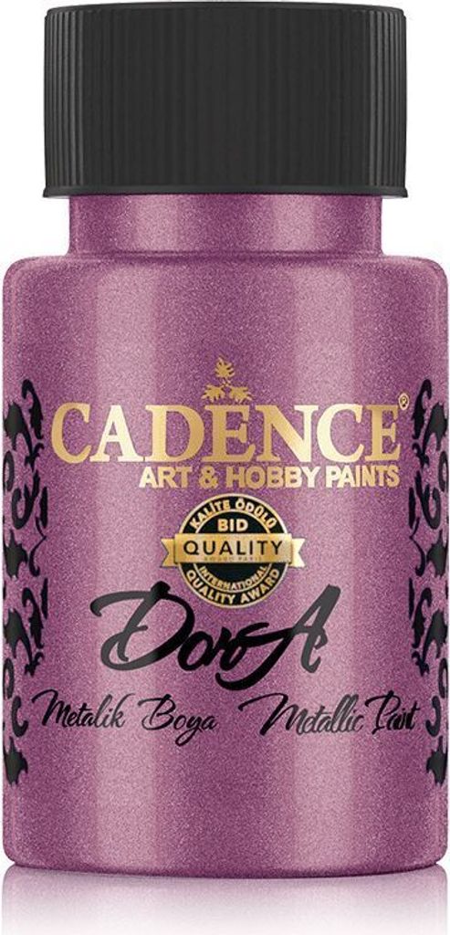 Cadence - Metallic Acrylfarbe - Dora - 50ml Alpenveilchen Rosa