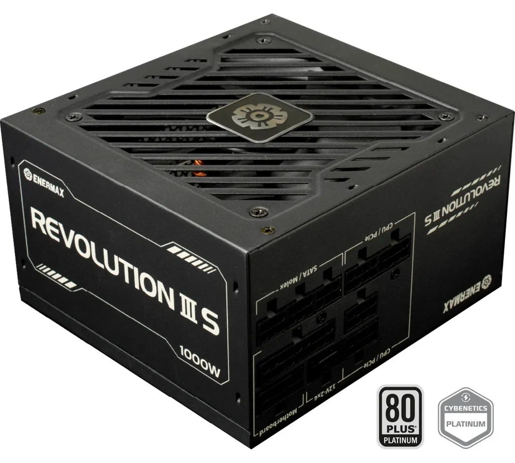 Enermax Revolution 1000W Platinum ATX 3.1 avec Connecteur PCIe 5.1 Dédié