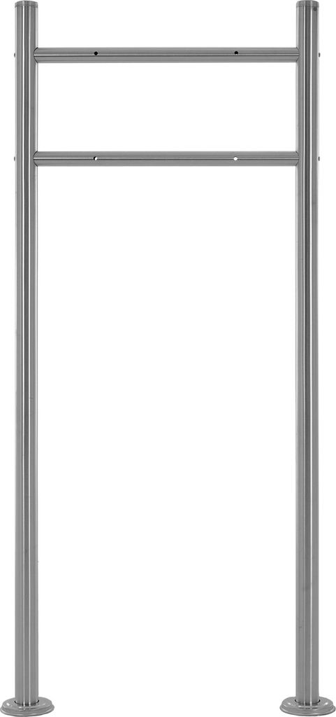ML-Design Briefkastenständer freistehend, 55x120x9 cm, Produktbild 