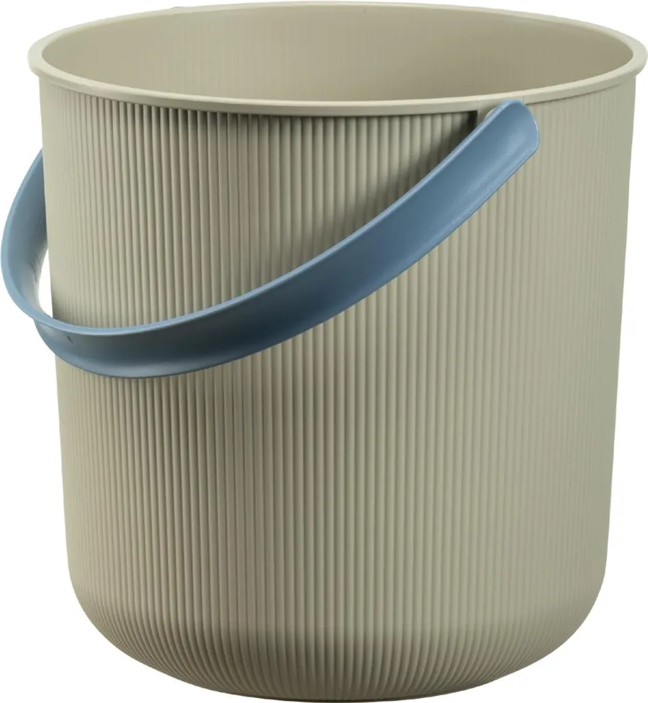 NHG AKITA 10L: Il Secchio che Arreda la tua Casa - Beige e Blu