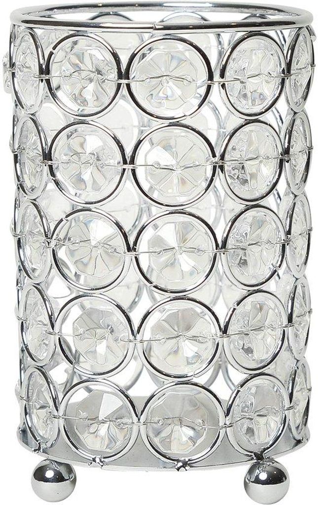 Chrom-Blumen-Becher, Dekorationsgegenstand, 12,7 cm