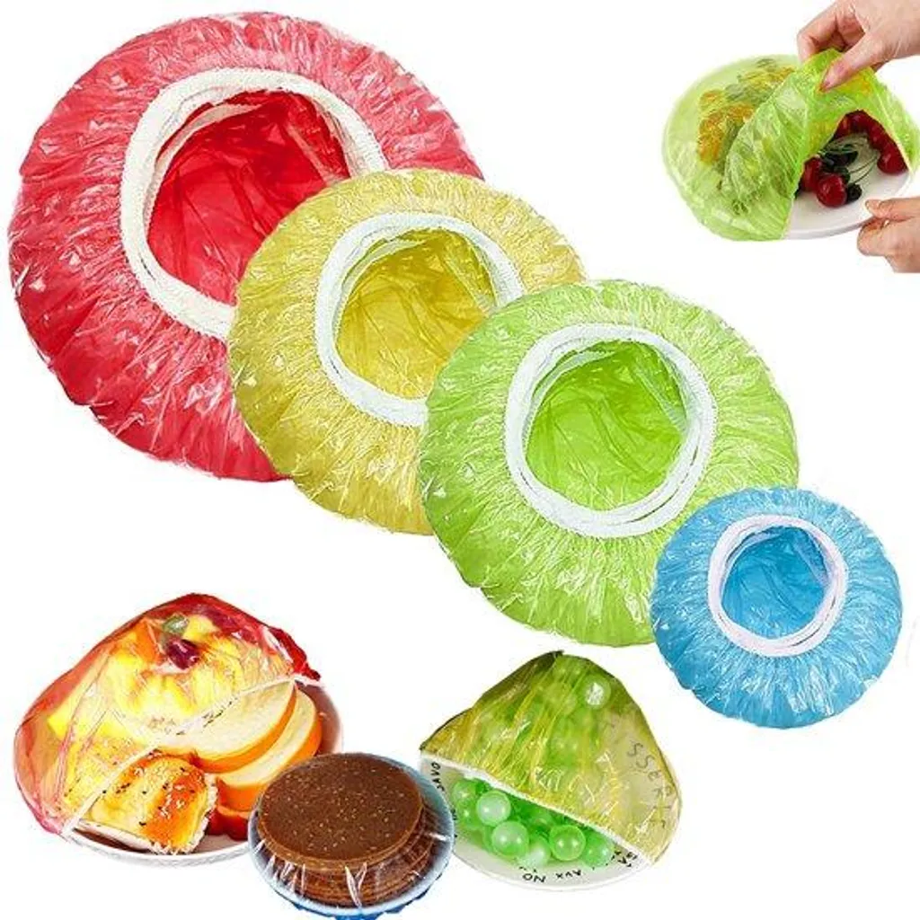 Sachets légumes élastiques 4 tailles lavables et multi-usages - Set