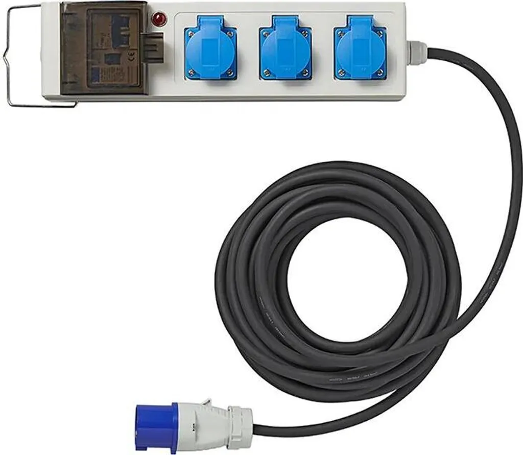 Bloc multiprise remorque pliante 10M étanche avec protections RCD MCCB - 5