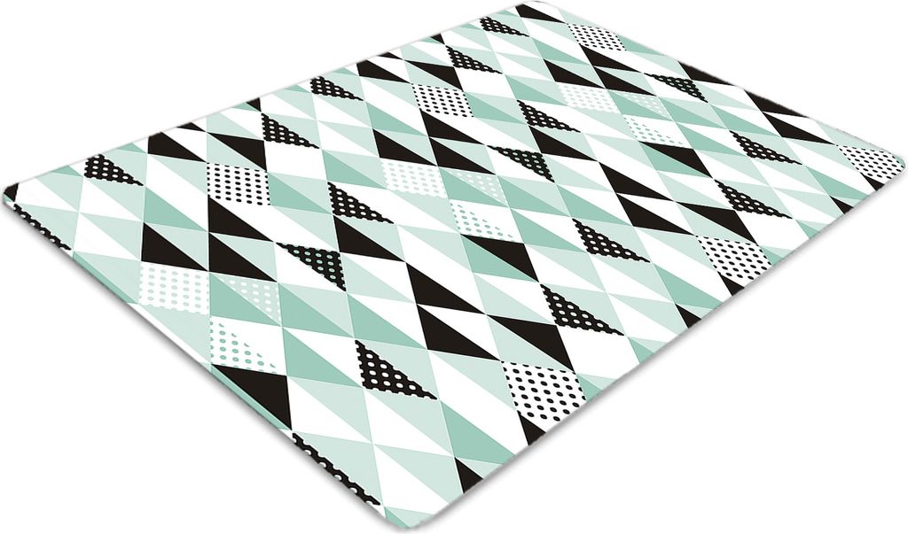 Stuhlunterlage Bürostuhlunterlage 120 cm x 90 cm Bodenmatte Bürostuhlunterlage - Geometrisches Muster