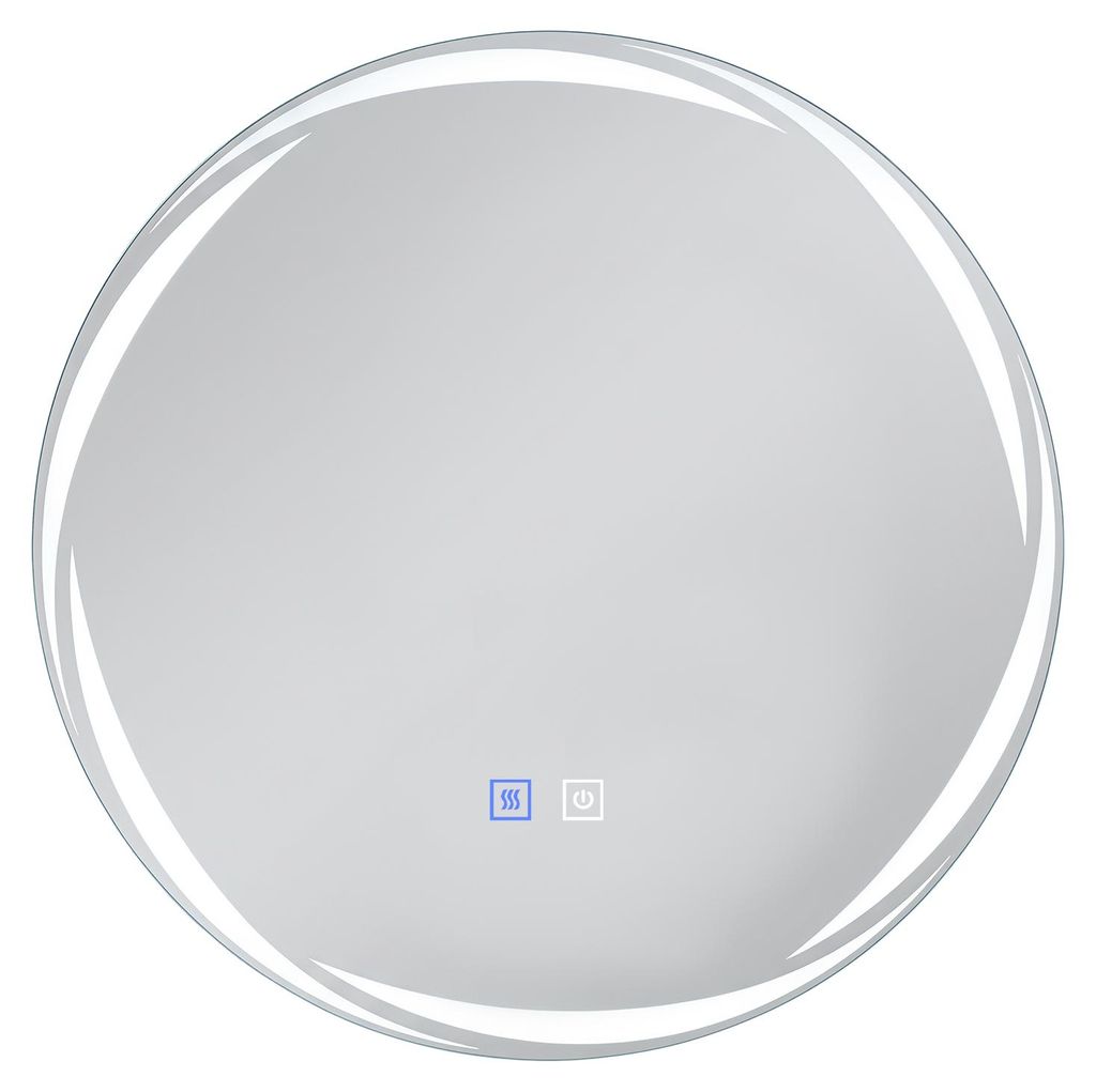 Specchio da bagno illuminato COSTWAY, diametro 50 cm, Immagine del prodotto 