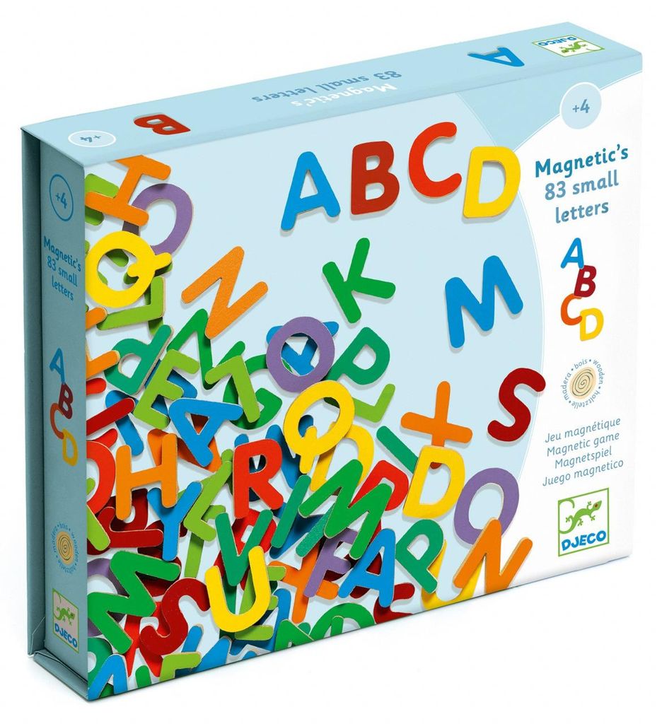 Jeu d'aimants « 83 lettres colorées », Djeco Image du produit 