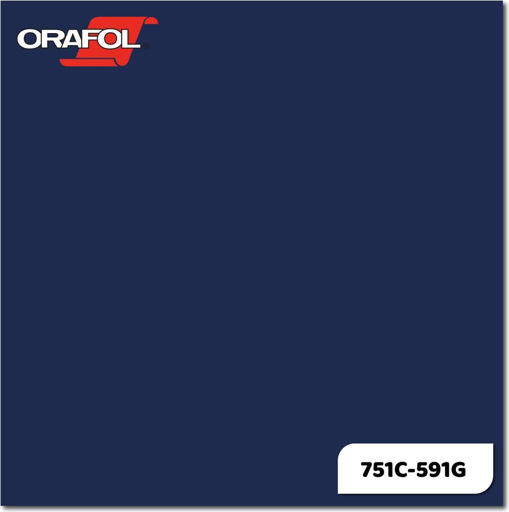 ORAFOL ORACAL 751C Meterware - 591 MIDNIGHT-BLUE in 31,5 x 100cm