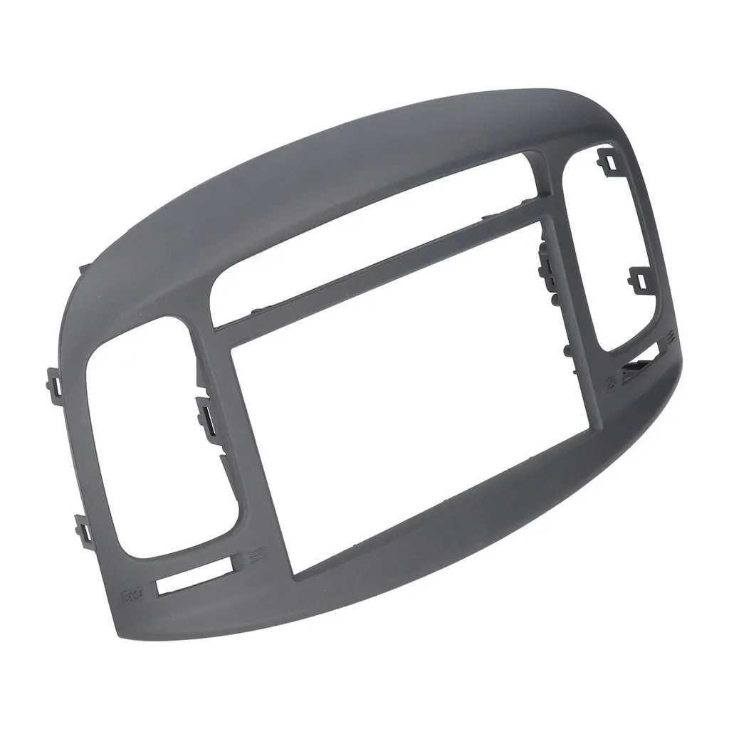Façade autoradio robuste avec cadre de support pour navigation GPS 2DIN