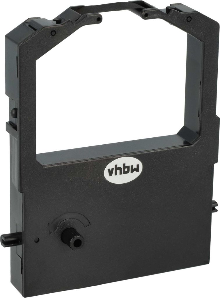 vhbw Farbband Schriftband kompatibel mit Epson LQ 100 Nadeldrucker, Bondrucker - Schwarz