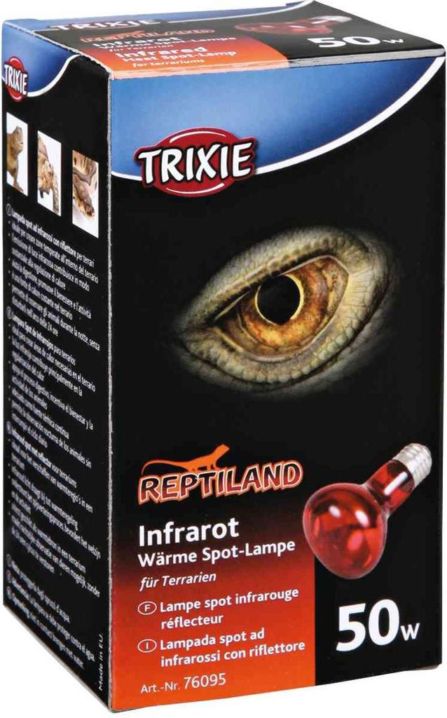 Trixie Infrarot Wärme-Spotlampe, Maße: ø 63 x 100 mm Produktbild 