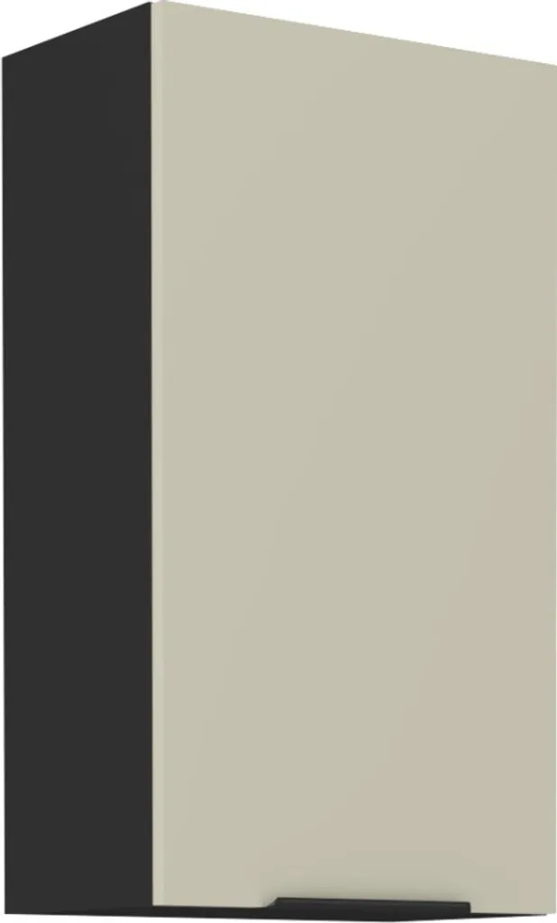 Pensile Alto AGAFIJA 50 cm Cashmere e Nero | Mobile Cucina Design - 1