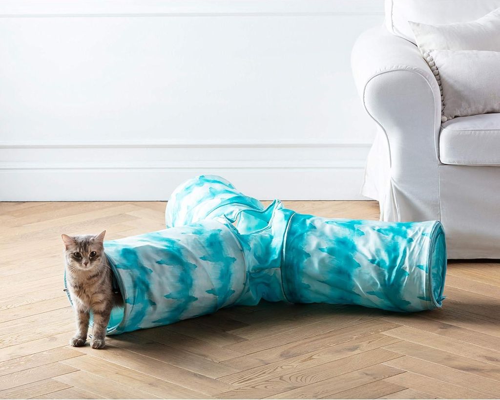Kattentunnel Ø 25 cm - Polyester Spielzeug für Katzen
