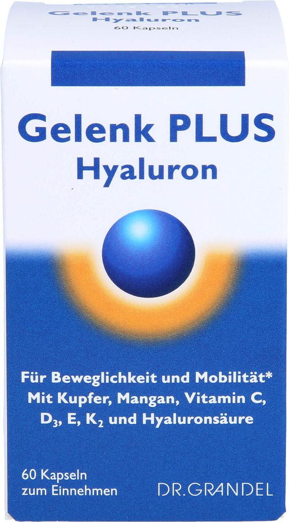 Dr. Grandel Gelenk plus Hyaluron Kapseln, 60 St. Kapseln