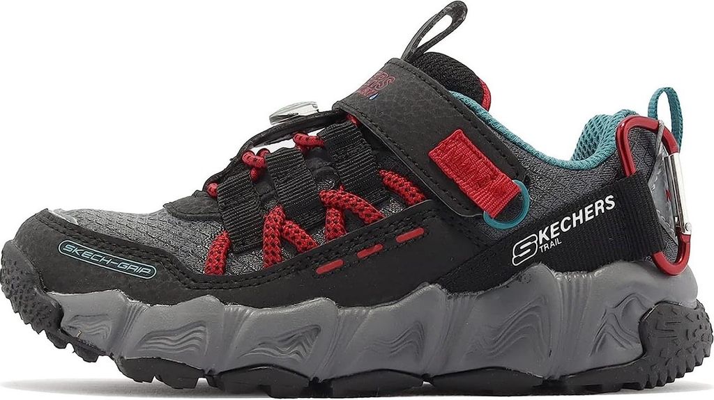 Skechers Kinder Velocitrek - PRO SCOUT Unisex Sneaker 406423L Schwarz, Schuhgröße:30 EU