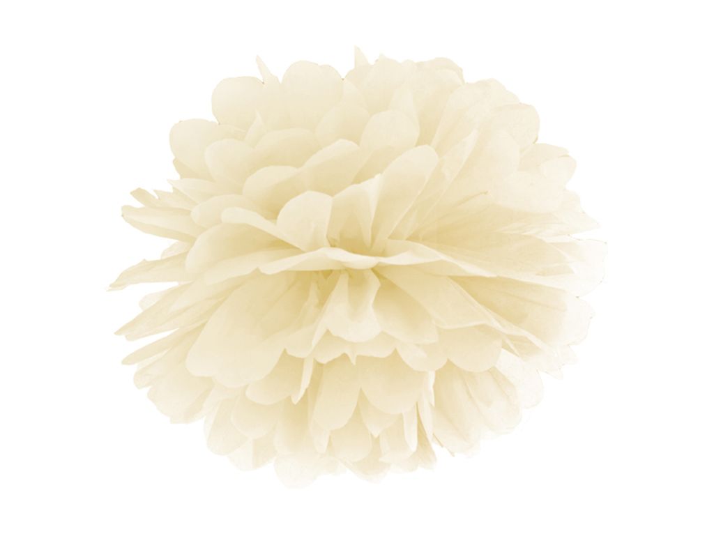 Pompon Romy creme 35cm Produktbild 