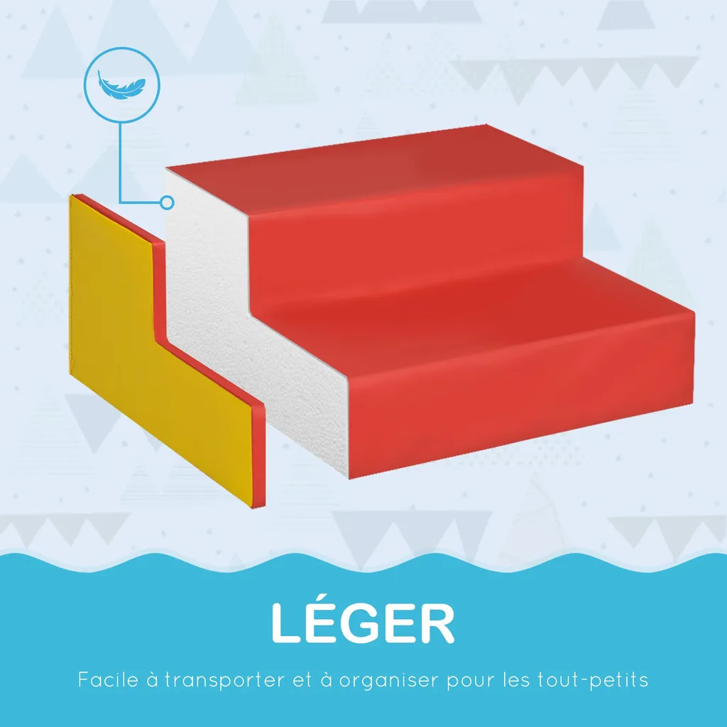 Blocs de construction géants en mousse EPE revêtement synthétique 6x - 9