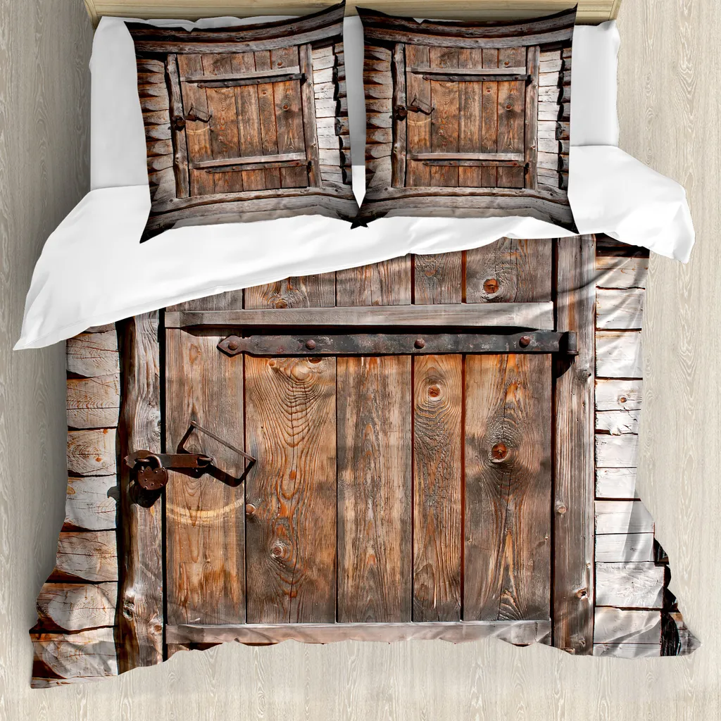 Set Letto ABAKUHAUS Matrimoniale Rustico: Design e Igiene Professionale