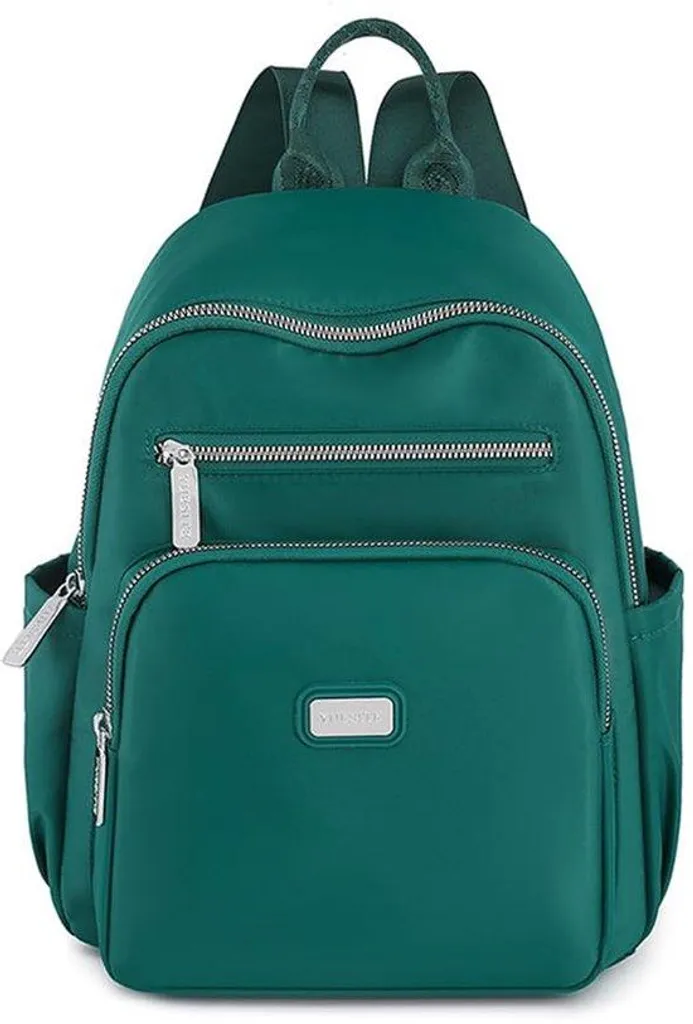 Petit sac à dos de jour en nylon pour filles - Vert Foncé Imperméable