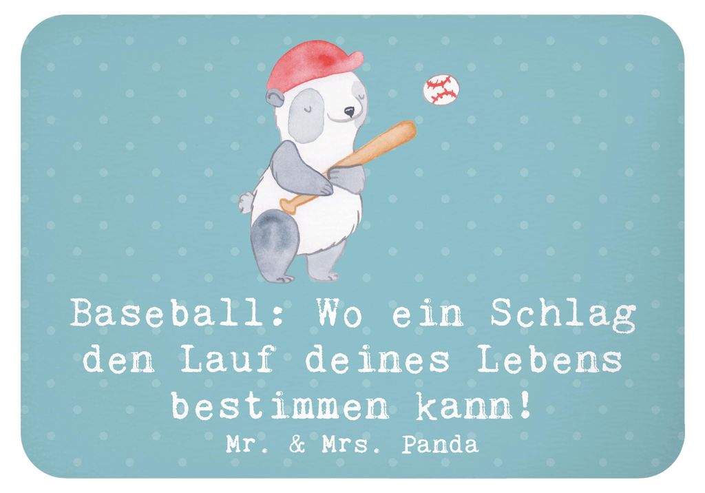 Mr. & Mrs. Panda magnet Baseball Schlag - Meeresbrise - Geschenk, Sport, whiteboardmagnet, haftmagnet, Sportler, Kühlschrankmagnet, Fans, Präzisi...