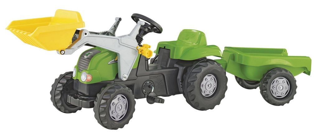 Rolly Toys RollyKid-X Trettraktor mit Anhänger + Immagine del prodotto 