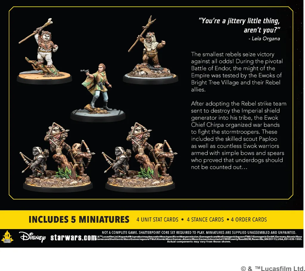 Star Wars Shatterpoint Ee Chee Wa Maa Squad Pack Extension Jeu Figurines