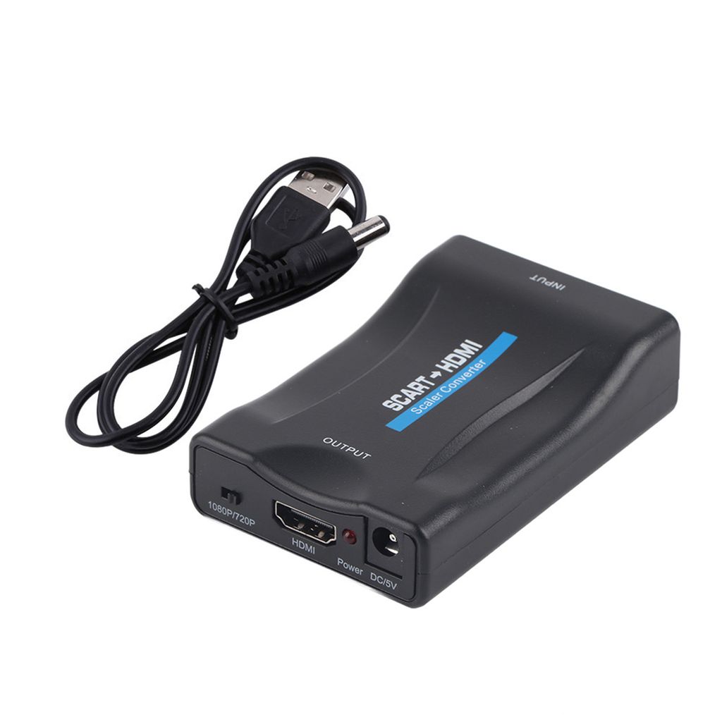 Scart na HDMI Audio Video převodník Scaler Adaptér 720P Obrázek produktu 