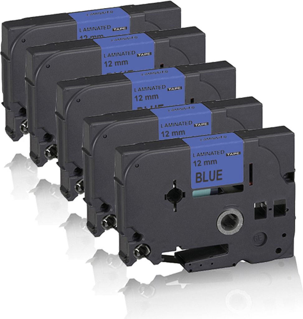 Print-Klex 5x Schriftband kompatibel kompatibel mit Brother TZEB31 P-Touch E100 P-Touch E100VP P-Touch E300VP P-Touch GL100 P-Touch GL1000 P-Touch ...
