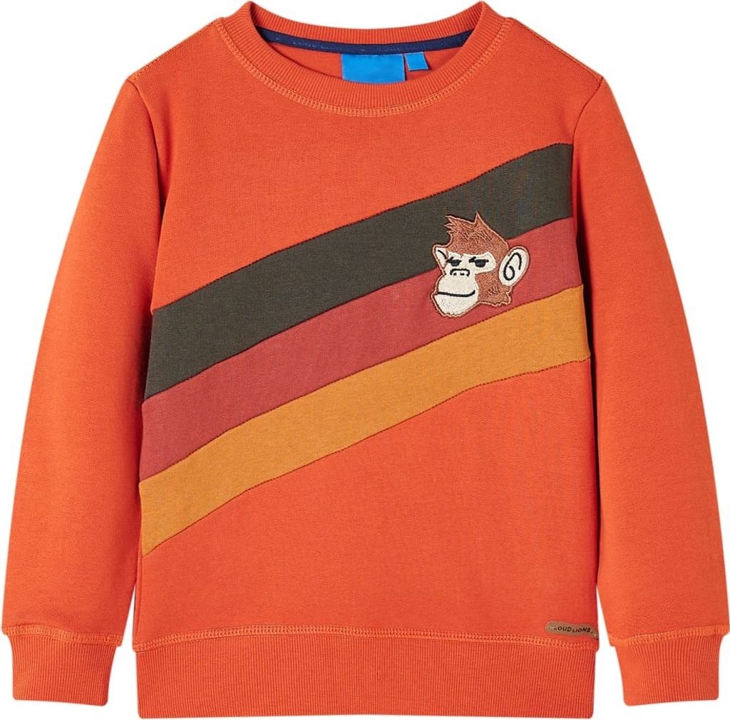 Kinder-Sweatshirt Orange 92