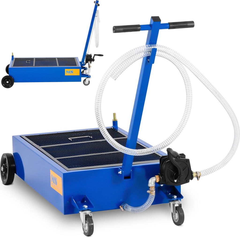 Abtropfwagen für Ölwechsel mit Handpumpe 20l/min 75 l Produktbild 