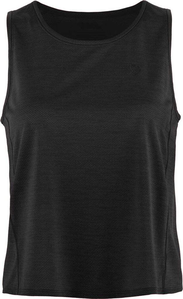Fjällräven Abisko Lite ärmelloses T-shirt Schwarz L Frau Schwarz L