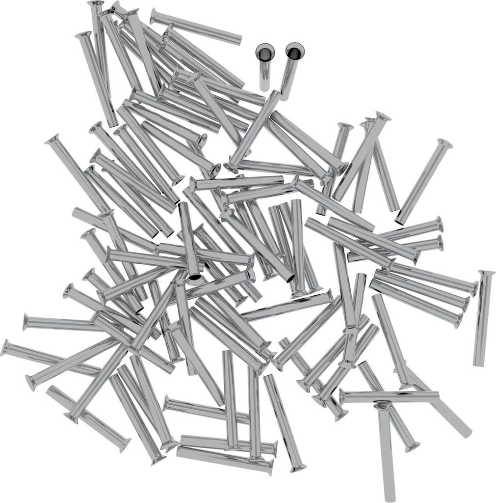 100 Stück 0,5/10 Aderendhülsen unisoliert 0,5mm²/10mm EN0510 Elpromet 2594
