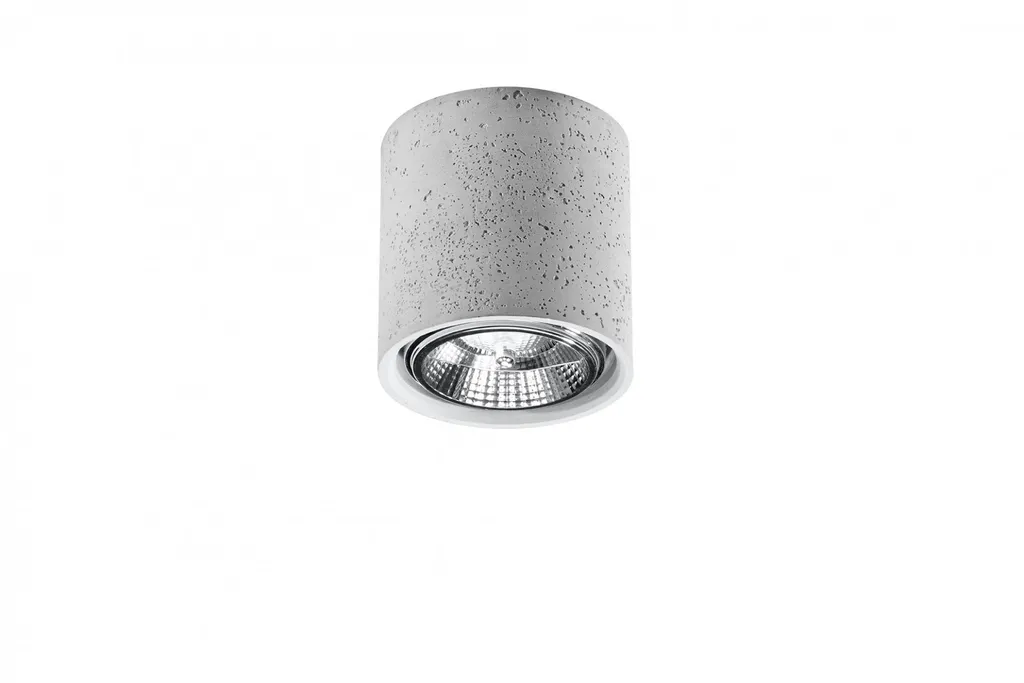 Plafonnier béton anti-éblouissement Cullo - Luminaire compact dimmable