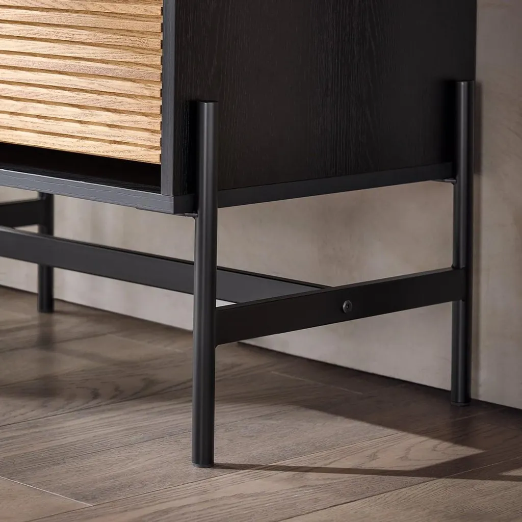Banc de Rangement Noir 2 Tiroirs et Étagères à Chaussures SoBuy Bois - 8