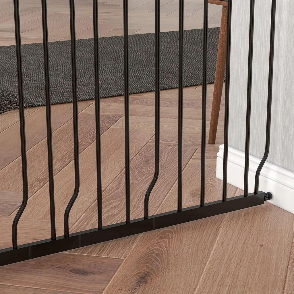 Barrière Chien à Double Verrouillage 145 cm avec Ouverture Bidirection - 7