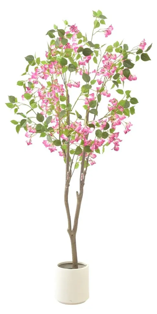Bougainvillier synthétique 150 cm pour décoration de salon et fête
