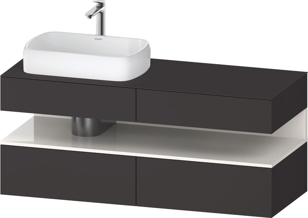 DURAVIT QA4765022800010 QTG KWTU WH Ek. 1400x550x600 Gt Smt H